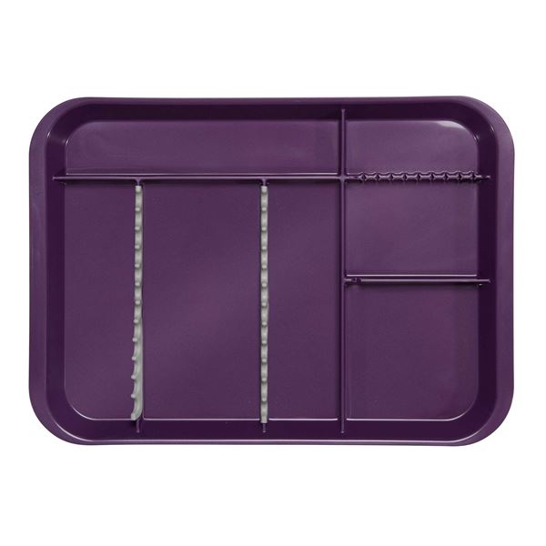 B-Lok Tray mit Einteilung pflaume