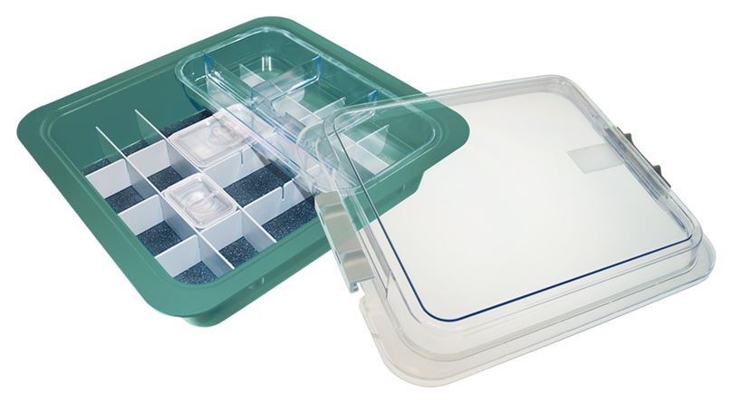 Materialwanne komplett grün