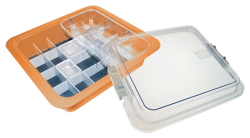 Materialwanne komplett neonorange