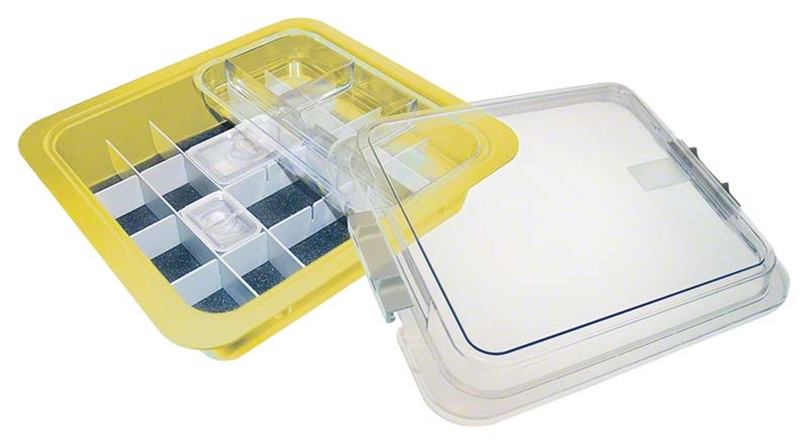 Materialwanne komplett neongelb