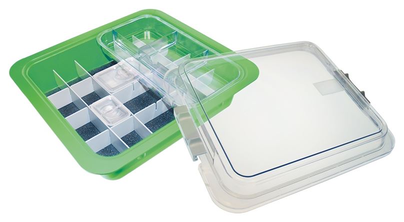 Materialwanne komplett neongrün