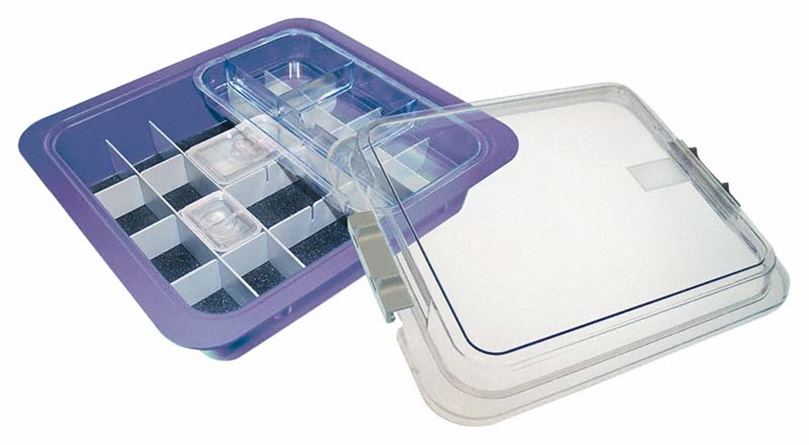 Materialwanne komplett neonlila