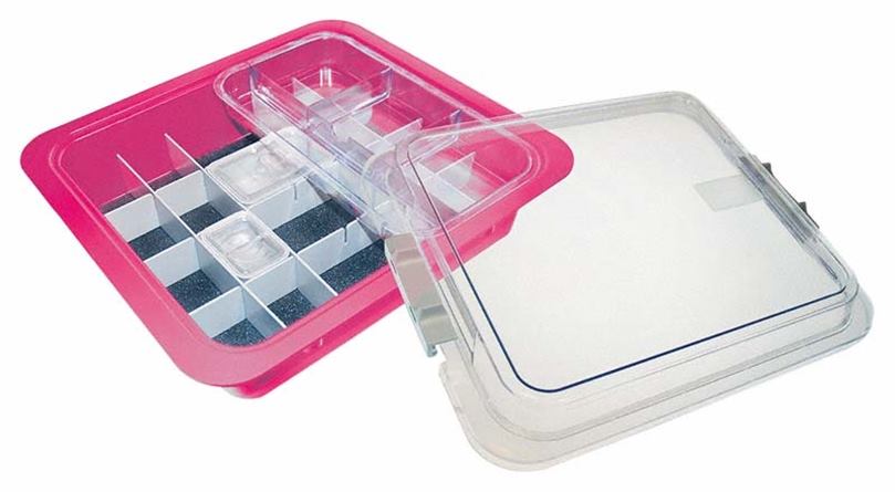 Materialwanne komplett neonpink