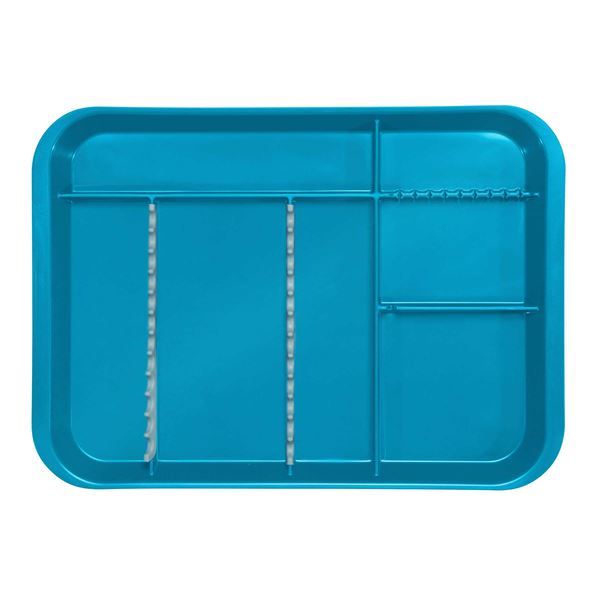 B-Lok Tray mit Einteilung neonblau