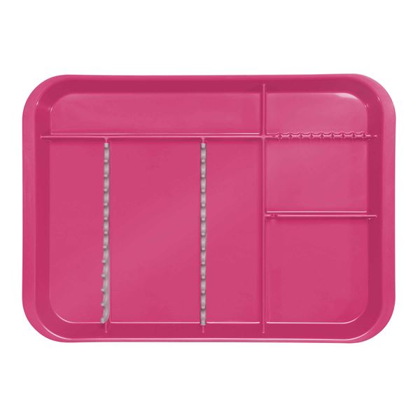 B-Lok Tray mit Einteilung neonpink