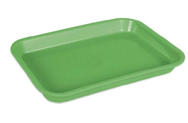 Mini Tray ohne Einteilung neongrün
