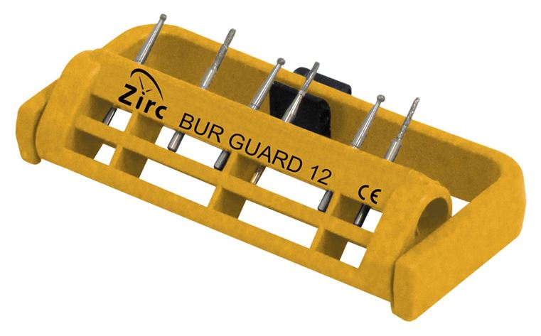 Steri-Bur Guard Bohrerständer FG/W 12-Loch neongelb