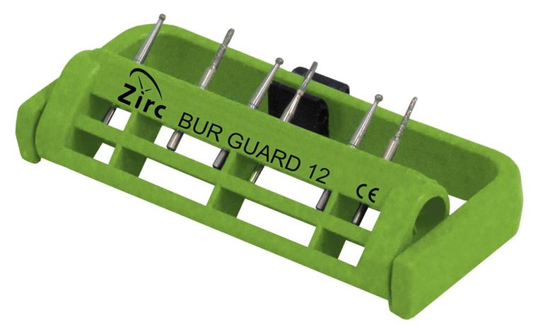 Steri-Bur Guard Bohrerständer FG/W 12-Loch neongrün