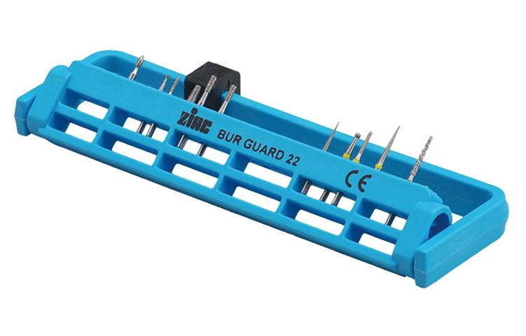 Steri-Bur Guard Bohrerständer FG/W 22-Loch neonblau