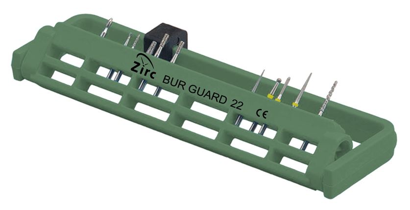 Steri-Bur Guard Bohrerständer FG/W 22-Loch grün