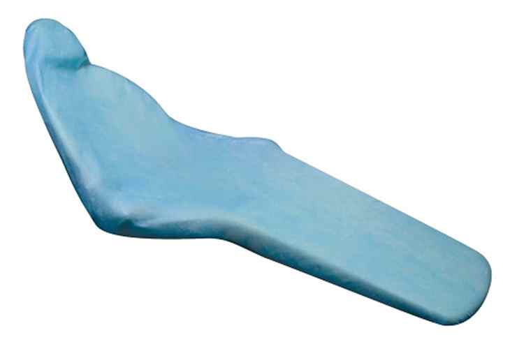 Behandlungsstuhlüberzug 80 x 200cm blau steril