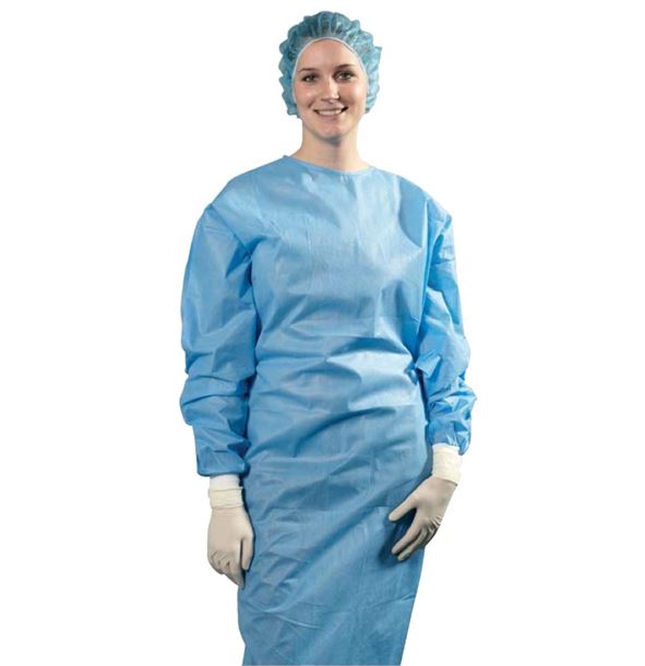 OP-Mantel blau inklusive Handtücher Gr.XL steril