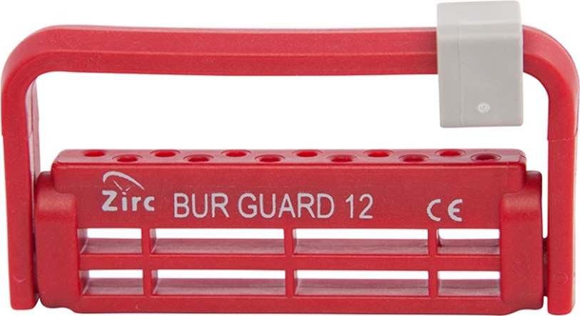 Steri-Bur Guard Bohrerständer FG/W 12-Loch rot