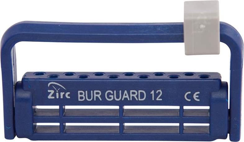 Steri-Bur Guard Bohrerständer FG/W 12-Loch dunkelblau