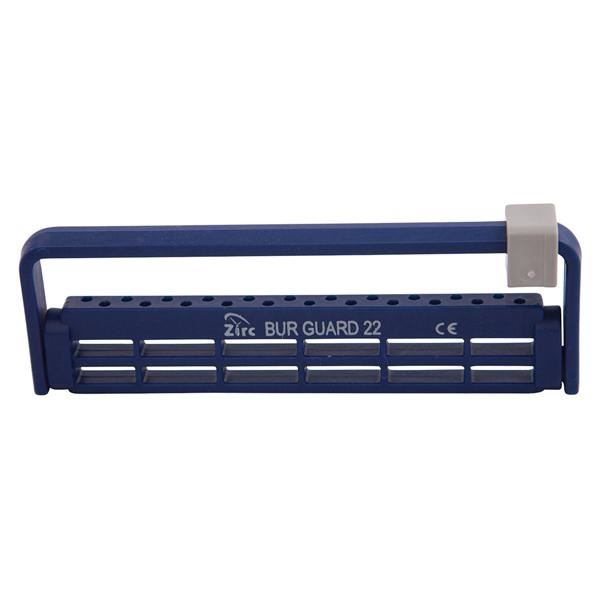 Steri-Bur Guard Bohrerständer FG/W 22-Loch dunkelblau