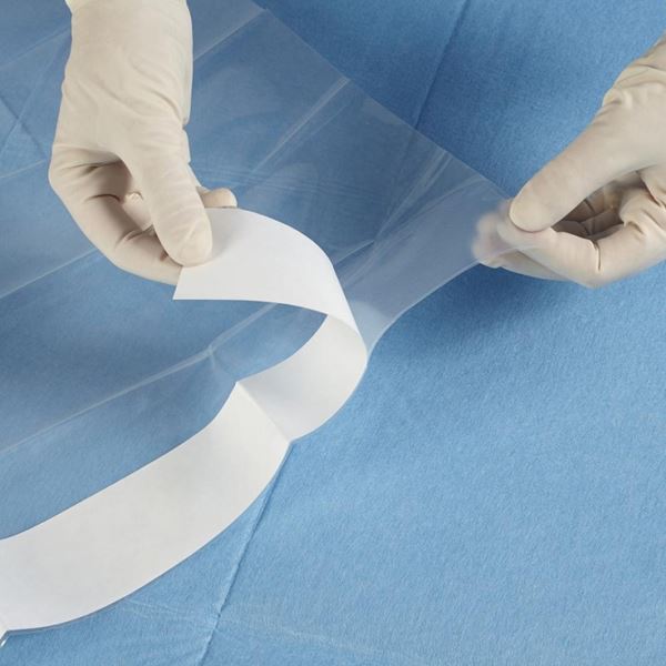 Abdeckfolie transparent mit Klebestreifen