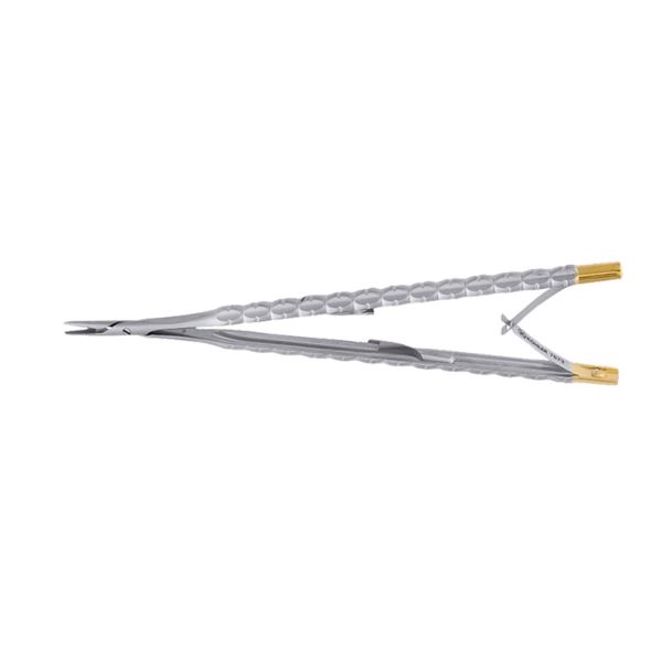 Nadelhalter Castroviejo Micro gebogen 13cm 