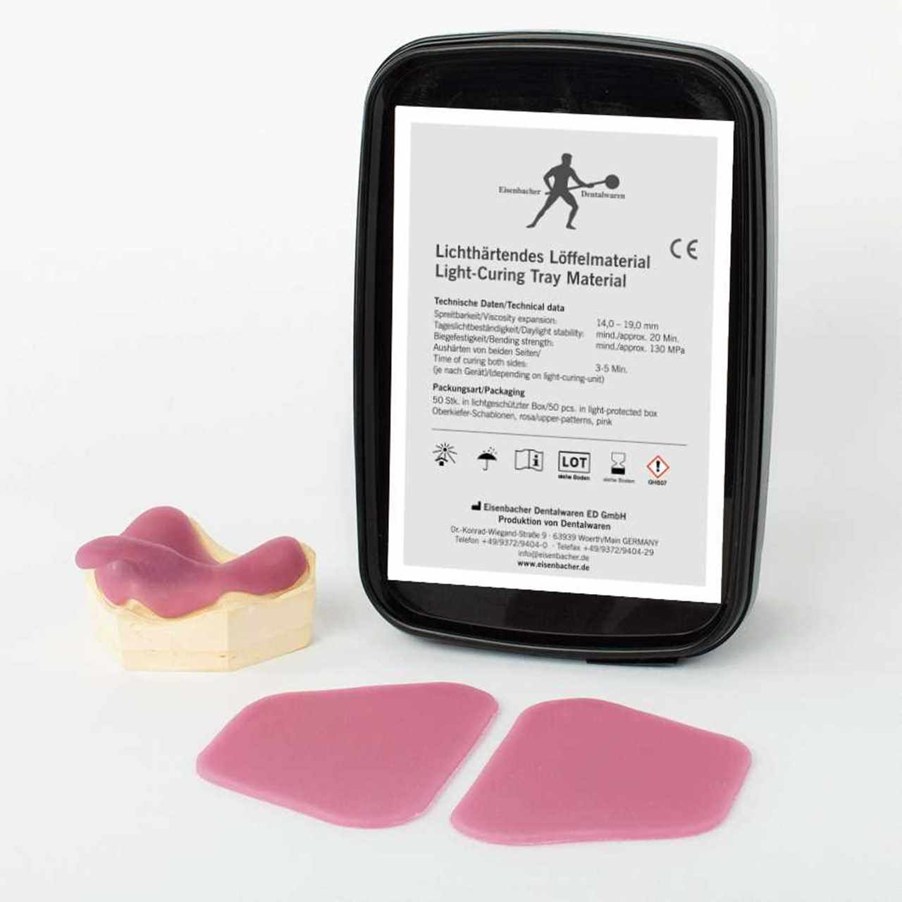 Kera-Tray LC Löffelmaterial rosa von Eisenbacher Dentalwaren im 