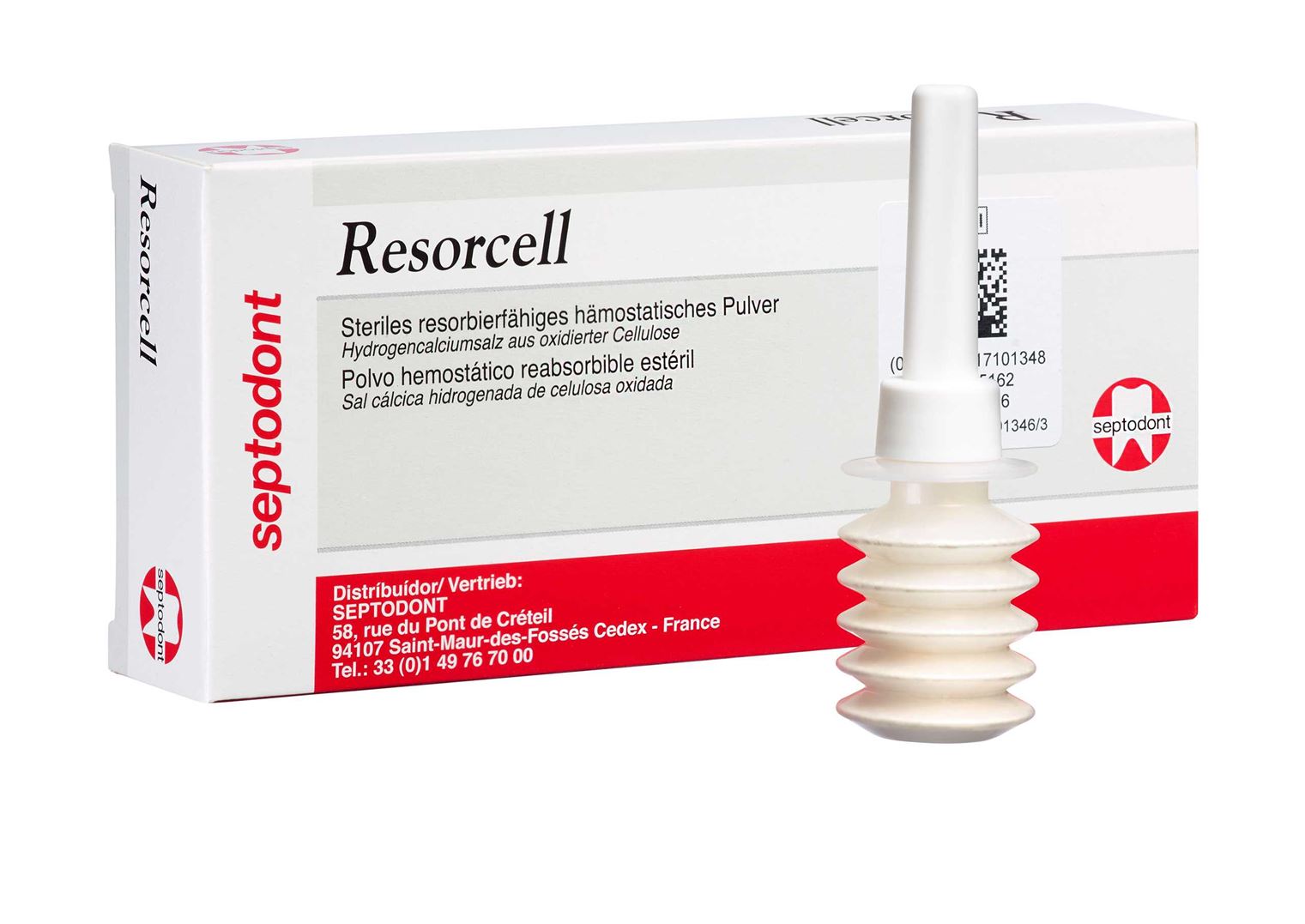 Resorcell Calcium-Carboxycellulose Pulver