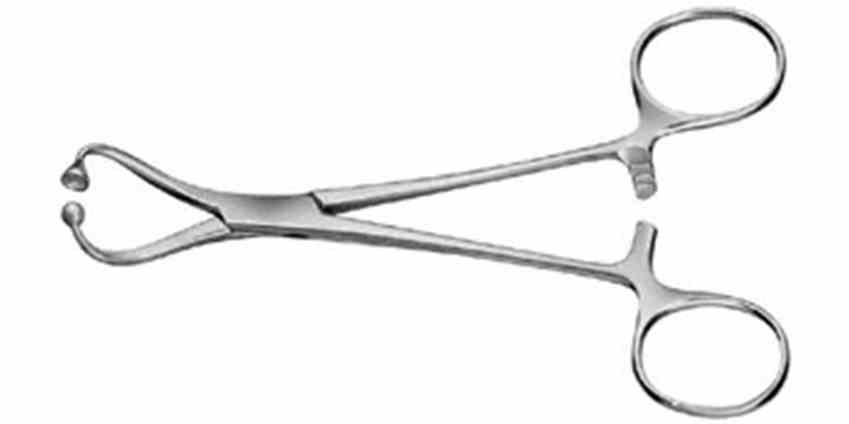 Aesculap Tuchklemme BF465R 3 Stück für Papiertücher 115mmZahnarzt Chirurg